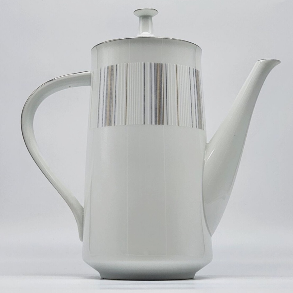 NORITAKE Japan Coffee Pot China "Isabella" #6531 Excellent Condition
